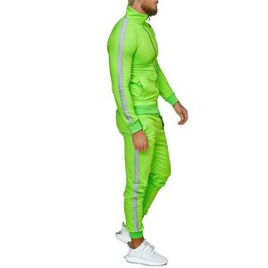 Chándales Deportivos Personalizados al por Mayor, Color Verde, con Cremallera Larga, Nuevo Modelo de Moda 2026 - Product Image 5