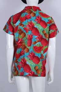 Vêtements de plage imprimés numériquement de qualité supérieure Chemises hawaïennes en polyester pour hommes au prix de gros - Product Image 3