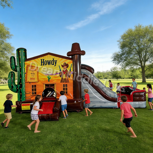 Château gonflable géant avec piscine pour parc d'attractions - Product Image 2