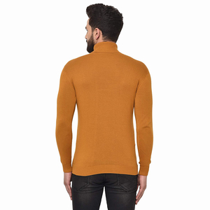 Turtleneck Sweatshirts for Men's Long Sleeve Made Cotton Men Casual Wear Sweatshirts Slim Fit Men's Sweatshirt - Product Image 2