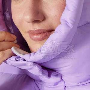 Ladies Fashion Belted <b>Parka</b> <b>Winter</b> Warm Hooded <b>Coat</b> Windproof Casual Outerwear Made In Pakistan - Product Image 4