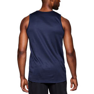 Camiseta de algodón personalizada para hombre, Camiseta de tirantes transpirable para gimnasio, entrenamiento muscular, culturismo, Oem - Product Image 4