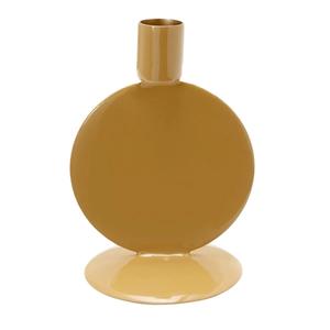 Elegantes portavelas de metal con acabado antiguo con artesanía de primera calidad para una decoración interior clásica y moderna - Product Image 5