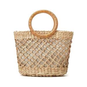 Bolso de mano de jacinto de agua para mujer hecho a mano de alta calidad con mango de ratán Buen precio Uso diario de Vietnam - Product Image 1