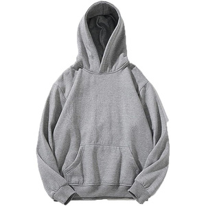 Haut élégant à la mode Design personnalisé classique confortable pull léger Streetwear couleur unie surdimensionné Hoodi homme - Product Image 6