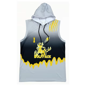 7on7 Drapeau Football Uniformes Jersey pour les Jeunes Entièrement Sublimé Compression À Capuche Sans Manches 7v7 Jersey - Product Image 1