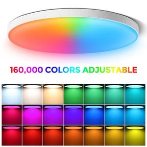 Plafonnier LED moderne Ultimate Home Aura avec contrôle vocal, capteur Wi-Fi et accès à distance éco-responsable - Product Image 6