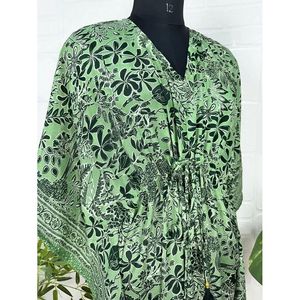 Ultimate Luxury <b>Romantic</b> Gift for Her New Silk Blend Kaftan Soft Light Flowy Gown for Beach Night Modest Evening <b>Dress</b> - Product Image 4