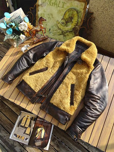 Chaqueta Larga de Piel de Cordero de Alta Calidad para Hombre, Abrigo de Invierno Cálido y Grueso con Cremallera, Diseño OEM con Capucha, Nueva Llegada - Product Image 2