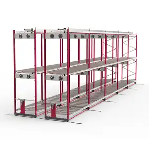 hydroponic vertical indoor grow rack system