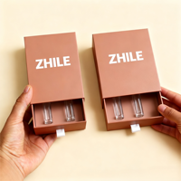 Boîte d'emballage de parfum vide de luxe sur mesure ZHILE pour diffuseur de parfum de voiture coulissant, idéale pour cadeaux