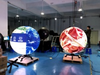 OEM ODM Sphère personnalisée Affichage P1.8 P2 P2.5 Écran numérique Affichage rond Vidéo 3d Écran LED sphérique de forme irrégulière