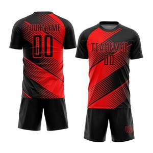 Conjuntos de camisetas de equipos de fútbol, uniformes de fútbol sublimados, ropa deportiva de fútbol personalizada, camisetas de entrenamiento para hombres, ropa de poliéster transpirable - Product Image 1