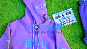 Fabricant de survêtements pour hommes brodés sur mesure ensembles de survêtements coupe ajustée survêtements 2 pièces doux 100% coton pour hommes - Product Image 5