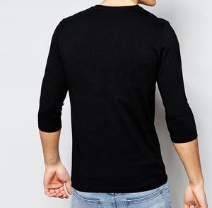 Comfortable Regular Fit Full Sleeve Crew Neck Contrast Chest <b>Pocket</b> t <b>Shirt</b> for <b>Men</b> Made <b>with</b> Soft Touch Jersey - Product Image 2