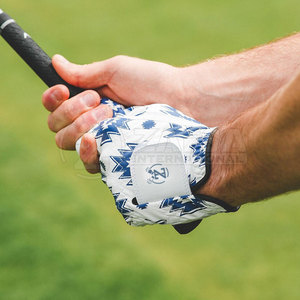 Gants de golf en cuir souple de haute qualité, ajustables avec fermeture auto-agrippante, pour homme droitier, légers, best-seller - Product Image 6