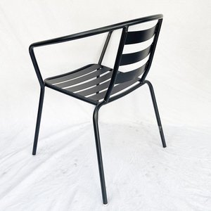 Silla de Jardín GCF100 de Hierro para Exteriores con Respaldo y Reposabrazos - Product Image 5