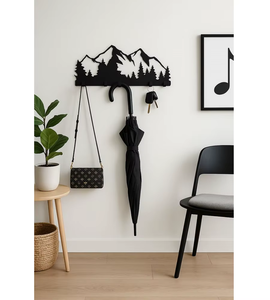 Porte-clés décoratif en métal, organisateur mural créatif pour la maison, le bureau, l'appartement, usage quotidien, design élégant - Product Image 1