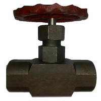 Vanne à aiguille C-Way en acier au carbone 1/2 pouce ANSI 600, 2 voies, haute température, type à vis pour applications industrielles d'huile