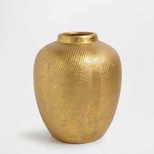 Vase à fleurs en métal, élément de décoration esthétique offrant des solutions de style floral haut de gamme pour les espaces de vie contemporains - Product Image 5