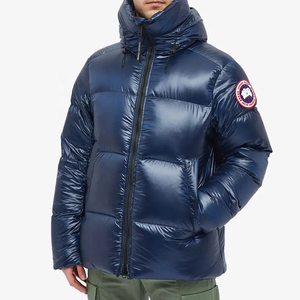 Vestes d'hiver pour hommes Veste chaude en peluche pour hommes Manteau en duvet à capuche imperméable Mode extérieure Veste épaisse à bulles coupe-vent - Product Image 1