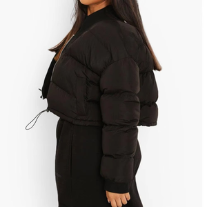 Chaqueta Acolchada Impermeable de Alta Calidad para Mujer, Rellena de Algodón, Reversible y de Secado Rápido, Estilo Burbuja, Cuello Alto - Product Image 6