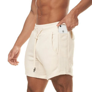 OEM Wholesale Unisex Heavyweight Summer Cotton Mobile Pocket Sweat <b>Shorts</b> Quick Dry Custom Logo High Street Style <b>Men's</b> <b>Shorts</b> - Product Image 3