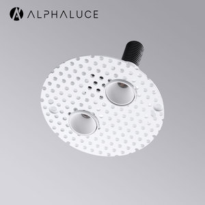 Mini spot LED encastré à double tête |   Mini projecteur double spot pour plafond étoilé et éclairage d'accentuation - Product Image 1