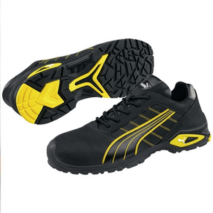 Calzado de Seguridad PUMA de Cuero, Talla 46 W.11, Negro/Amarillo, S3L FO SR 20345:2022 Certificado - Product Image 2