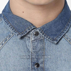 เสื้อเชิ้ตยีนส์ผู้ชายแบบลำลองสำหรับกิจกรรมกลางแจ้ง แห้งเร็ว น้ำหนักเบา แขนยาว  ลดราคาพิเศษ รับสั่งทำตามแบบ - Product Image 5