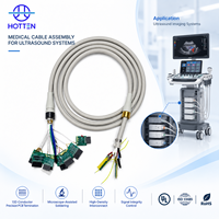 Câble d'assemblage médical à ultrasons Hotten personnalisé 84 conducteurs 110pF/m pour équipement de test ultrasonique