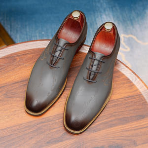 Zapatos Brogue de Gamuza Suave con Bordes Perforados y Suela Ligera, Zapatos Casuales para Hombre, Zapatos de Moda - Product Image 2