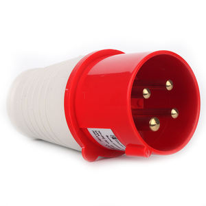 Gran oferta, enchufe Industrial de alta calidad, 4 pines, 32A, IP44, 3P + PE, enchufe eléctrico de plástico ABS, enchufe Industrial de conmutación de 380-415V - Product Image 2