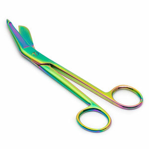 Tijeras Quirúrgicas de Acero Inoxidable para Vendajes, Multicolor, con Impresión de Logotipo Personalizado, Certificación CE Clase II, Instrumento Manual - Product Image 1