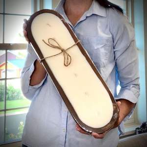 Grand bol à pâte en bois ignifuge |   Artisanat de haute qualité |   Prix d'usine en gros - Product Image 1