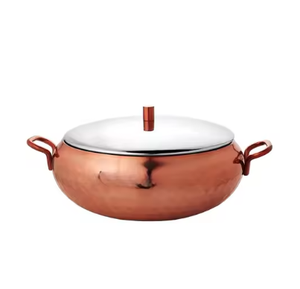 Olla caliente con aislamiento de acero inoxidable con exterior de madera, cazuela de diseñador de alta calidad, utensilios de cocina, olla de almacenamiento de alimentos de lujo - Product Image 6