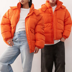 Chaqueta de Plumón Impermeable para Mujer con Logotipo Personalizado al por Mayor, Chaqueta de Invierno Informal de Fábrica, Chaqueta Unisex Extra Grande OEM - Product Image 2