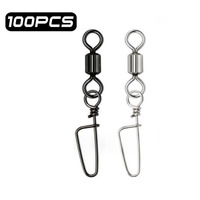 Connecteur de pêche à la traîne Coastlock haute vitesse en acier inoxydable, émerillons de pêche à roulement à billes, accessoires de pêche