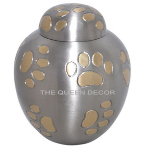 Top Selling Premium Quality Metal Cremation Urn Unique Designer Classic Stylish Funeral Supplies Decorative Ashes Pet Jars - Product Image 6