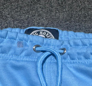 Pantalones de chándal holgados de gran tamaño para hombre con rayas de logotipo serigrafiadas elaboradas con tejido pesado GSM 350 duradero. - Product Image 2