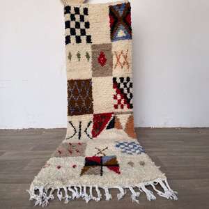 พรมทอมือพิมพ์ลายดีไซน์เนอร์หลายรูปแบบพรมผ้าฝ้าย100% สำหรับตกแต่งบ้านห้องนั่งเล่นและสวน - Product Image 2