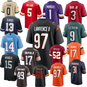 Nouveauté 2026 Entièrement Brodé # 13 Downs # 15 Mendoza # 17 Tate # 52 styles # Maillot de football américain 97 Lawrence II - Product Image 1