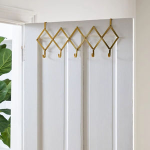 Porte-objets fonctionnel en fer avec crochets robustes pour suspendre des couronnes, des lanternes et des décorations saisonnières - Product Image 1