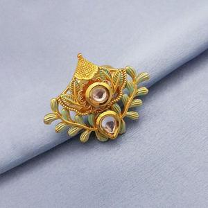 Kriaa AD Stone Bague de mode en cuivre réglable modèle 1504723 - Product Image 1