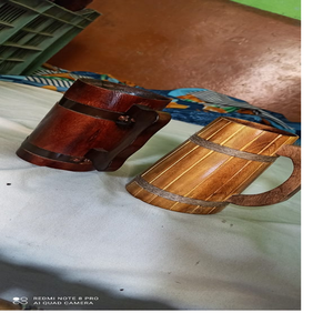 Chope à bière en bois naturel sur mesure, avec gravure, à vendre par les magasins viking, à utiliser par les magasins mead - Product Image 4