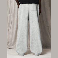 Pantalon Streetwear Personnalisé Écologique Anti-Plis Respirant 100% Coton Grande Taille Surdimensionné Haute Qualité avec Cordon de Serrage