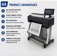 Plotter de Formato Grande T830 de 24 y 36 Pulgadas, Impresora, Escáner, Copiadora, Máquina de Dibujo CAD A1 A0, EE. UU.