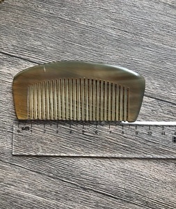 หวีเขาควายทรงกลมทำด้วยมือหวีเขาเขาสัตว์ทรงกลมหวีเคราทำด้วยมือหวีเขาสัตว์ทำจากธรรมชาติ - Product Image 1