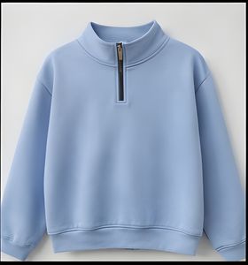 Sudadera con capucha y media cremallera de algodón polar profesional de 420 GSM, fabricante de ropa de marca privada - Product Image 4