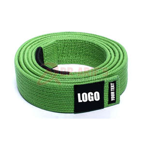 Ceintures d'arts martiaux multicolores unisexes de qualité supérieure Ceintures de classement personnalisables pour karaté Taekwondo Judo MMA - Product Image 2